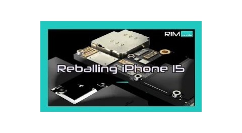 Como hacer Reballing placa base iPhone 15