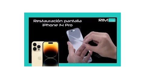 Restauración cristal táctil y PANTALLA lcd iPhone 14 Pro